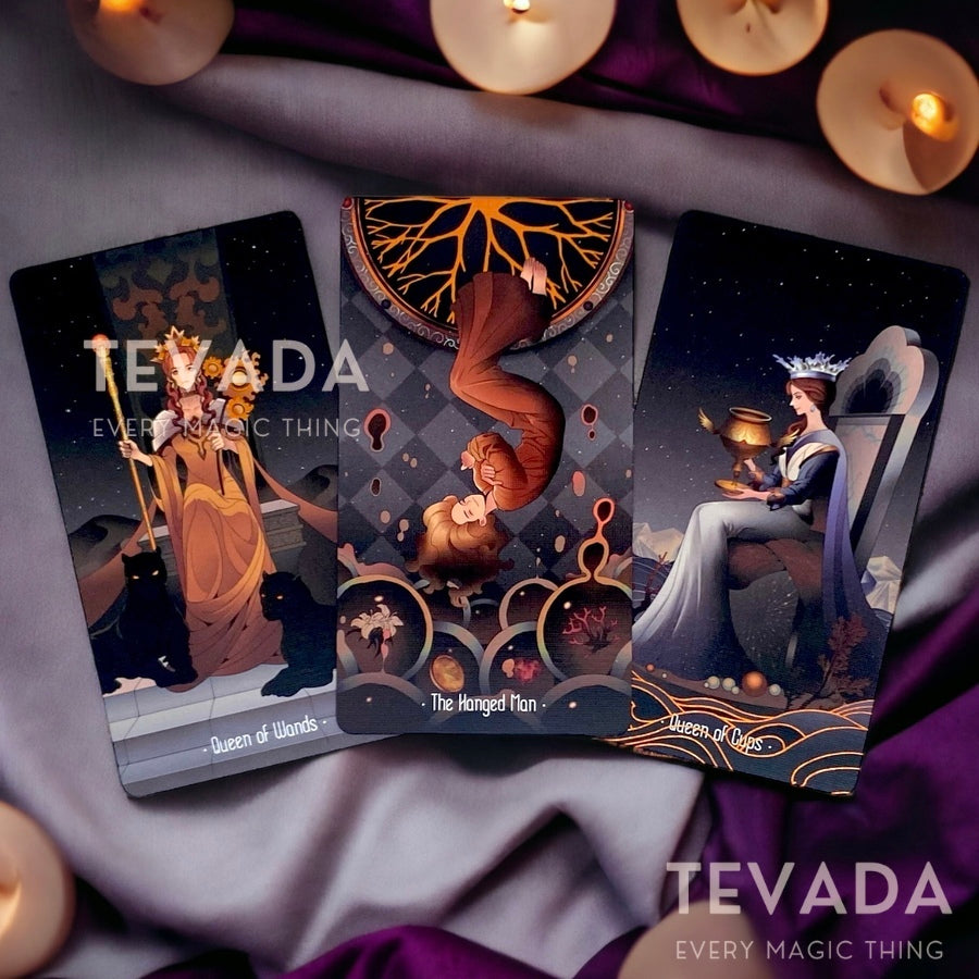 Experience the mystical night with Stars Lighting Up the Night Tarot LIMITED. A Cartoon Tarot Deck for intuitive guidance. Only 2000 available!
