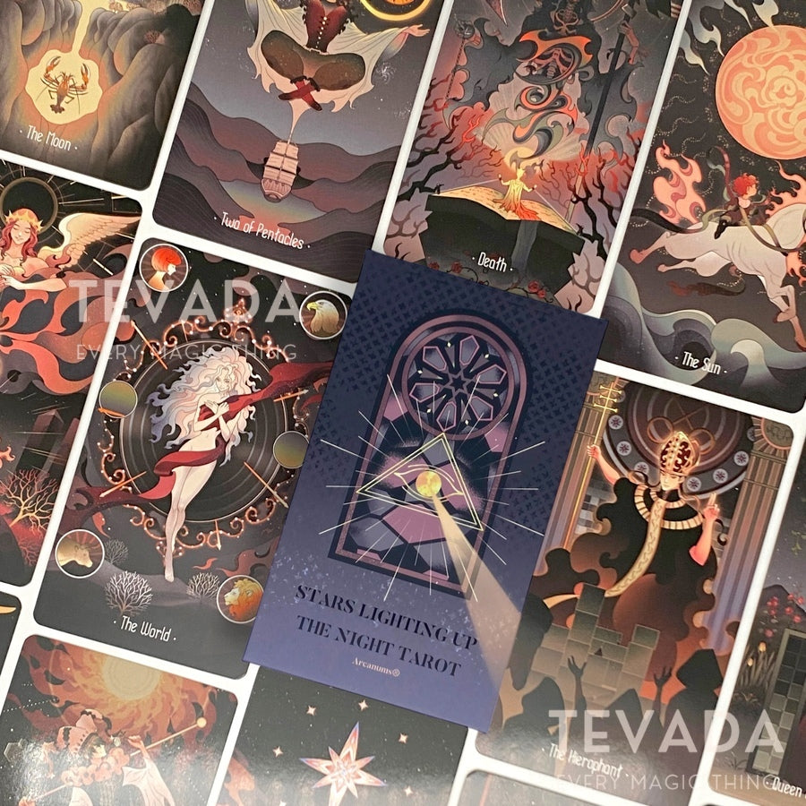 Stars Lighting Up the Night Tarot REGULAR TEVADA Tarot