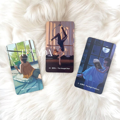 Summer Tarot Deck: Embrace your journey with this vibrant 78-card deck inspired by summer. Unlock intuitive insights and guidance to illuminate your path with bold and positive energy.