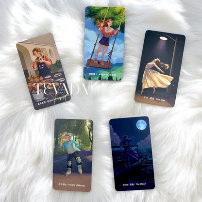 Summer Tarot Deck: Embrace your journey with this vibrant 78-card deck inspired by summer. Unlock intuitive insights and guidance to illuminate your path with bold and positive energy.