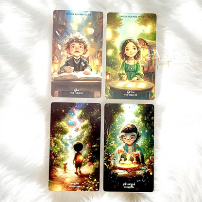 Discover the Sun Child Oracle Deck—78 intuitive cards for personal growth, clarity, and inspiration. Step into a magical journey filled with light, hope, and transformative guidance.