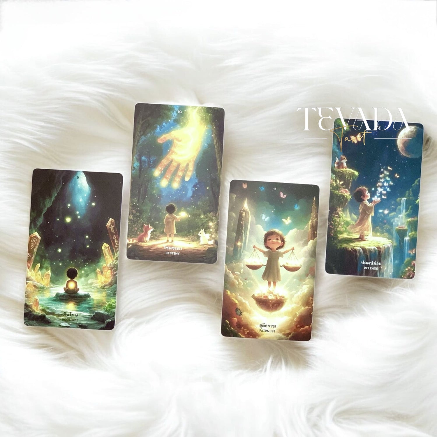 Discover the Sun Child Oracle Deck—78 intuitive cards for personal growth, clarity, and inspiration. Step into a magical journey filled with light, hope, and transformative guidance.
