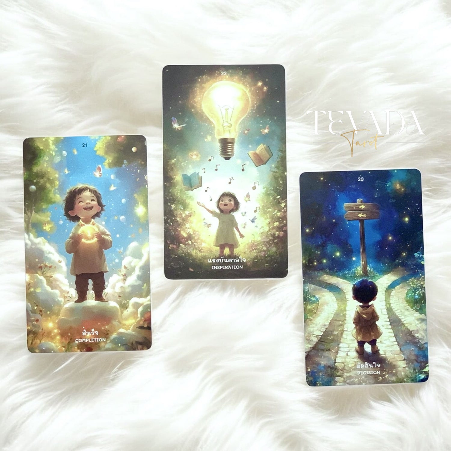 Discover the Sun Child Oracle Deck—78 intuitive cards for personal growth, clarity, and inspiration. Step into a magical journey filled with light, hope, and transformative guidance.