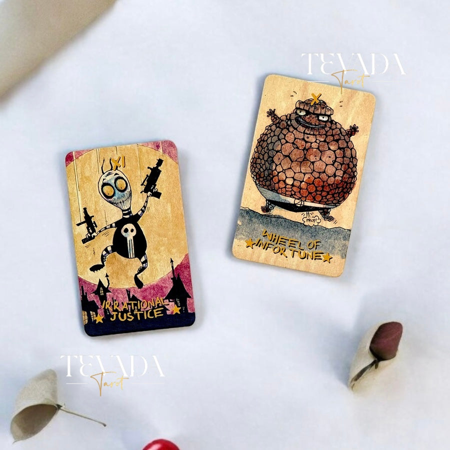 Unleash your intuition with the Super Heroes Tarot PARODY deck. Featuring quirky, superhero-inspired art and a playful twist on classic tarot, this deck brings fun and insight to your readings.