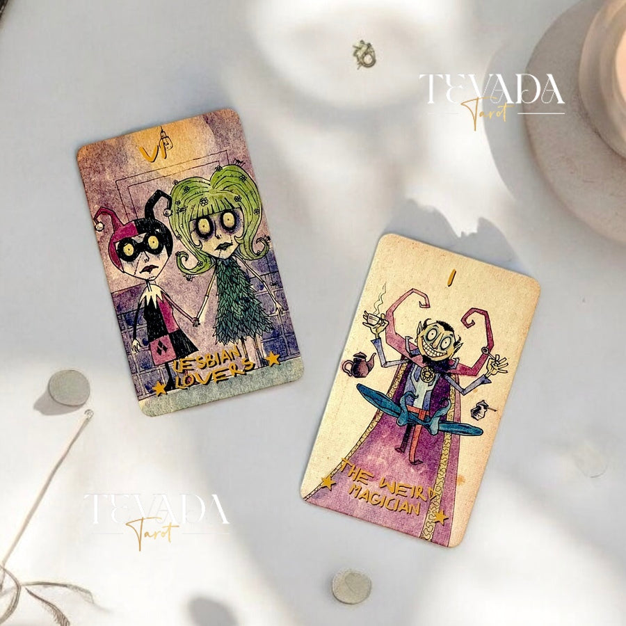 Unleash your intuition with the Super Heroes Tarot PARODY deck. Featuring quirky, superhero-inspired art and a playful twist on classic tarot, this deck brings fun and insight to your readings.