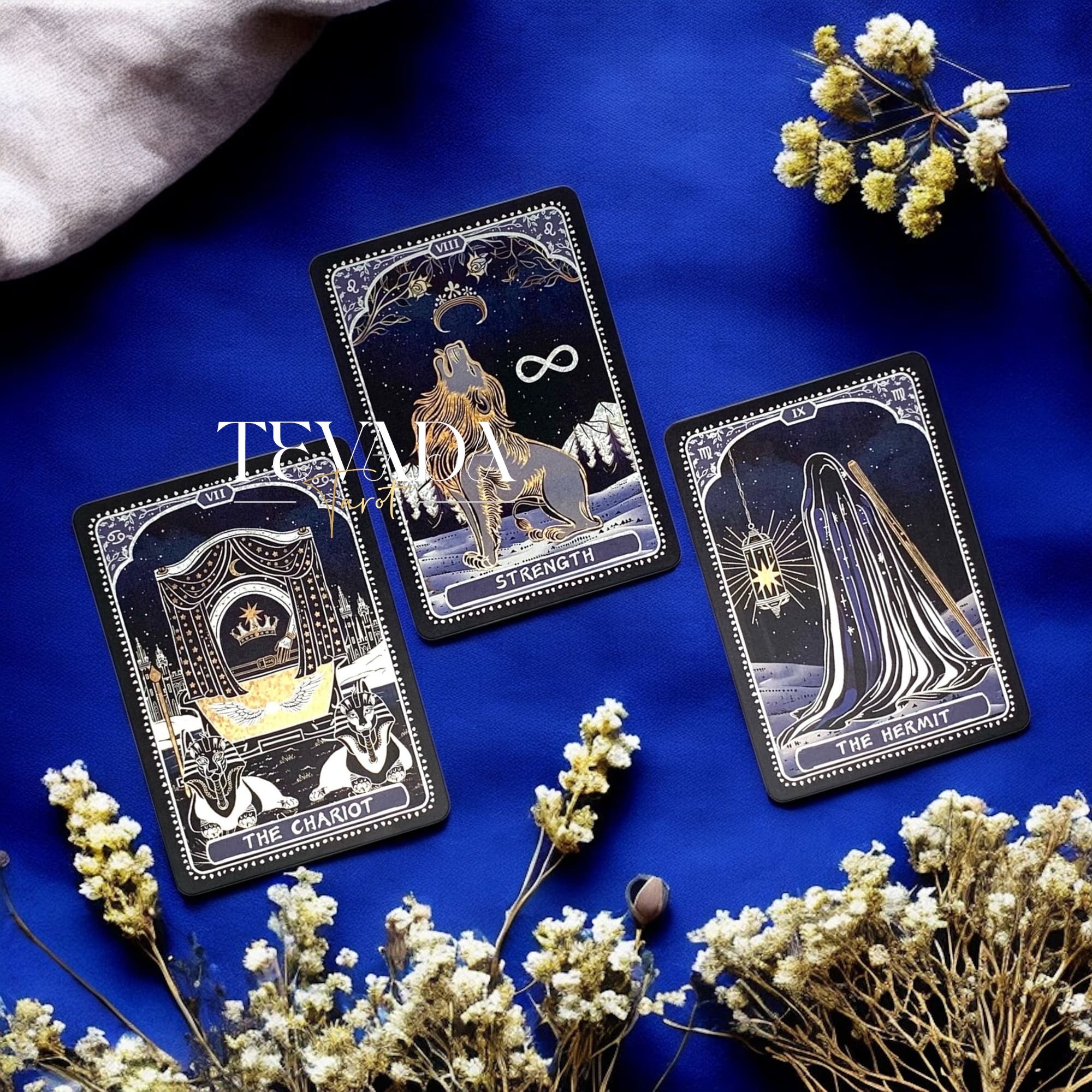 Discover Symbolica Tarot, a 78-card deck of timeless symbols with gold and silver accents. Unlock intuitive readings, clarity, and spiritual growth in every shuffle.