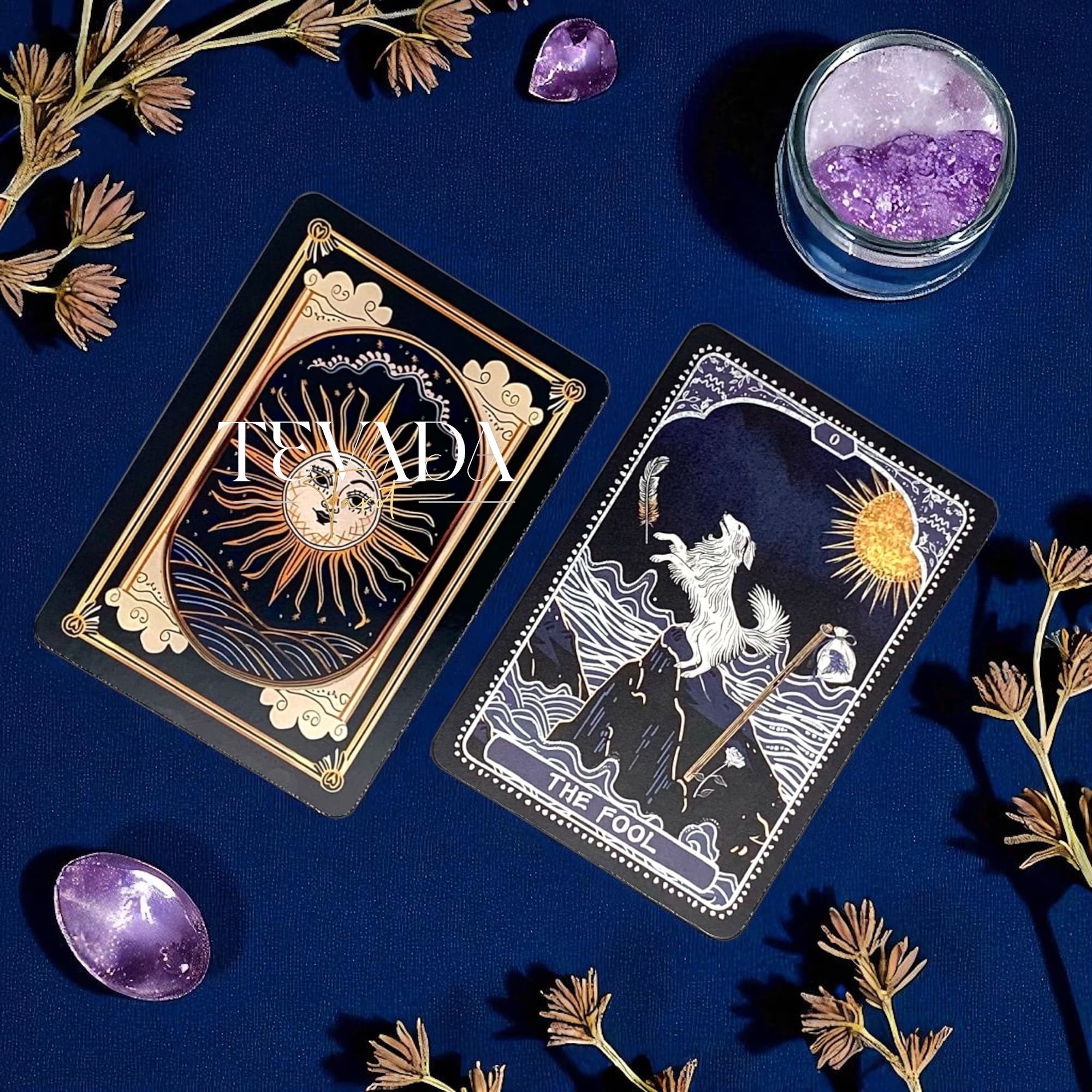 Discover Symbolica Tarot, a 78-card deck of timeless symbols with gold and silver accents. Unlock intuitive readings, clarity, and spiritual growth in every shuffle.