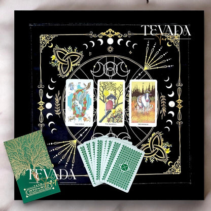 The PAST-PRESENT-FUTURE Tarot Cloth 