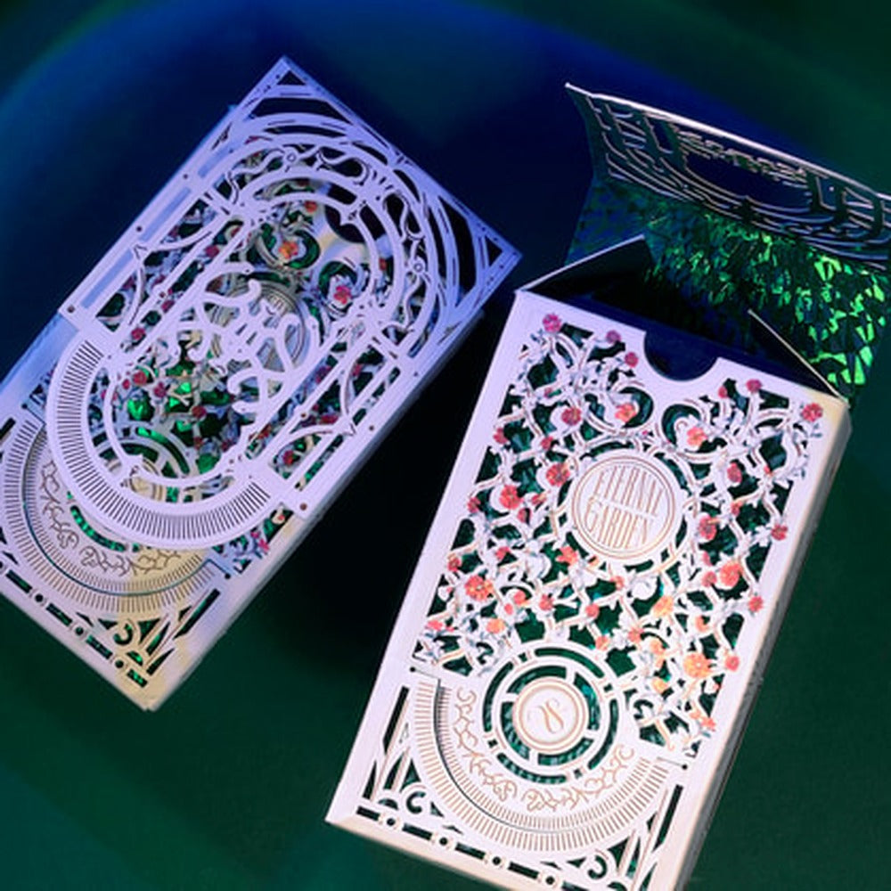 Eternal Garden Tarot botanical fantasy indie tarot deck for intuitive readings and inner growth