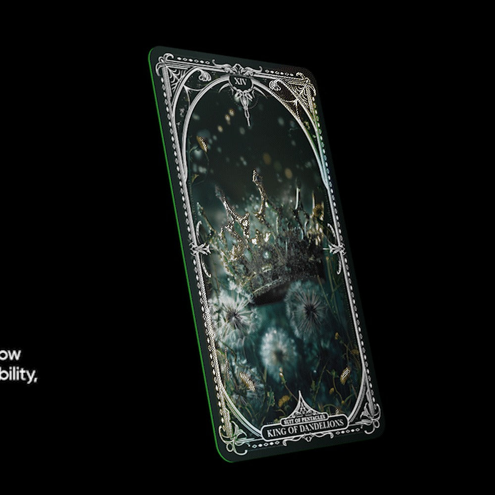 Eternal Garden Tarot botanical fantasy indie tarot deck for intuitive readings and inner growth