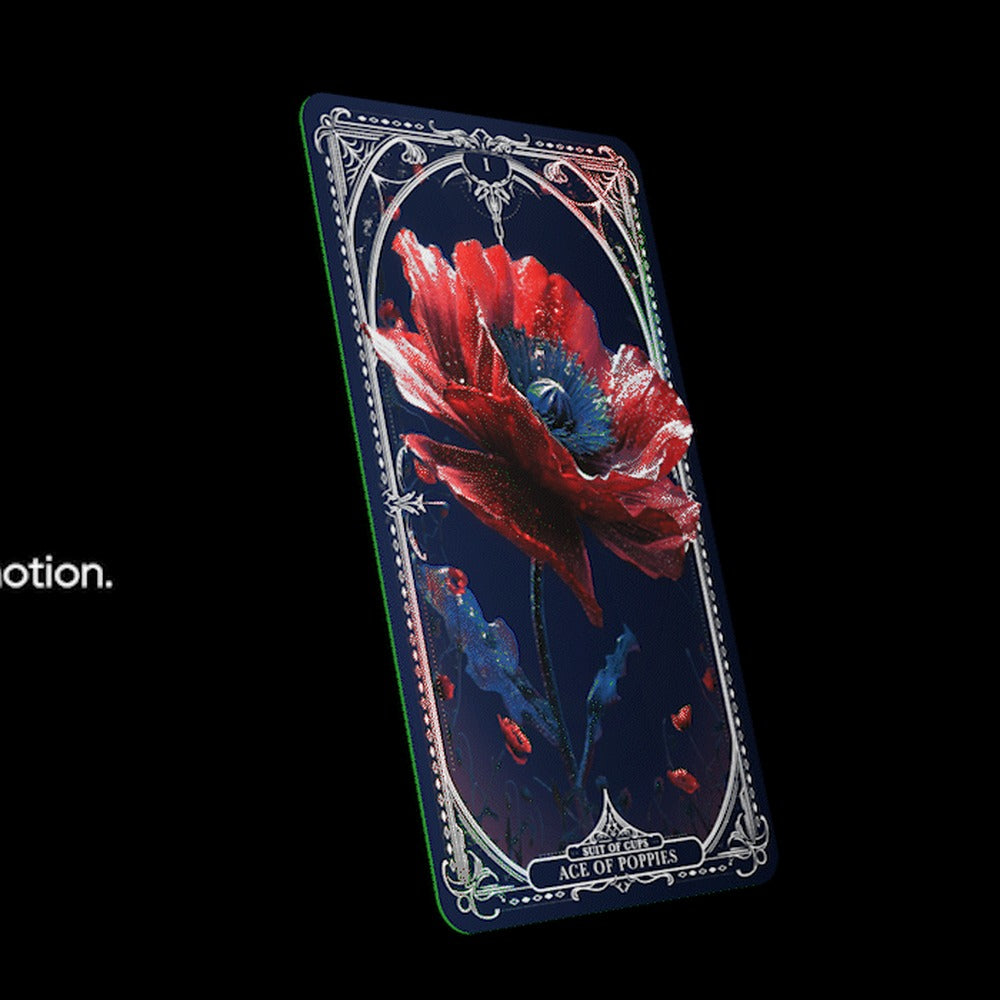 Eternal Garden Tarot botanical fantasy indie tarot deck for intuitive readings and inner growth