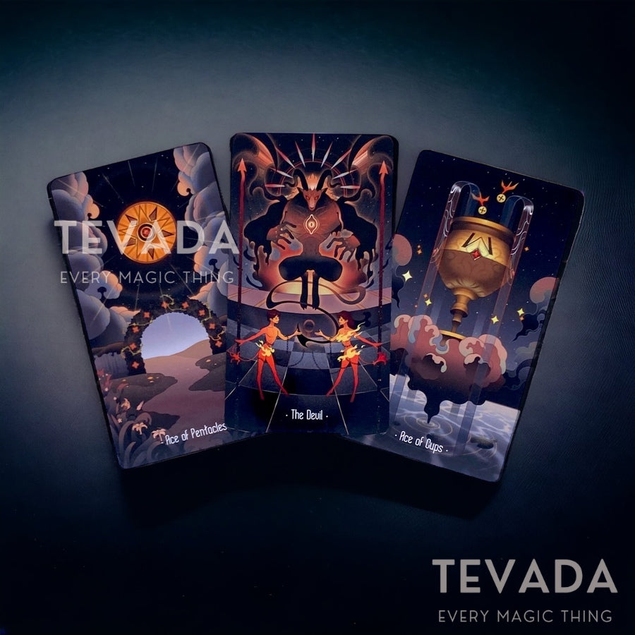 Unveil your destiny with the Cartoon Tarot Combo, featuring Retro Impression & Stars Lighting Up the Night decks. Ideal for intuitive, magical readings. Perfect for beginners or experts in tarot divination. Shop now!