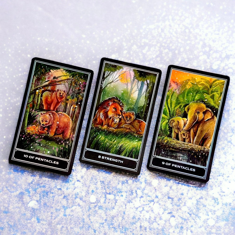 Elevate your Tarot experience with The Enchanting Earth Tarot. This 78-card deck offers intuitive, magical insights through stunning, nature-inspired watercolor illustrations. Dive in now!