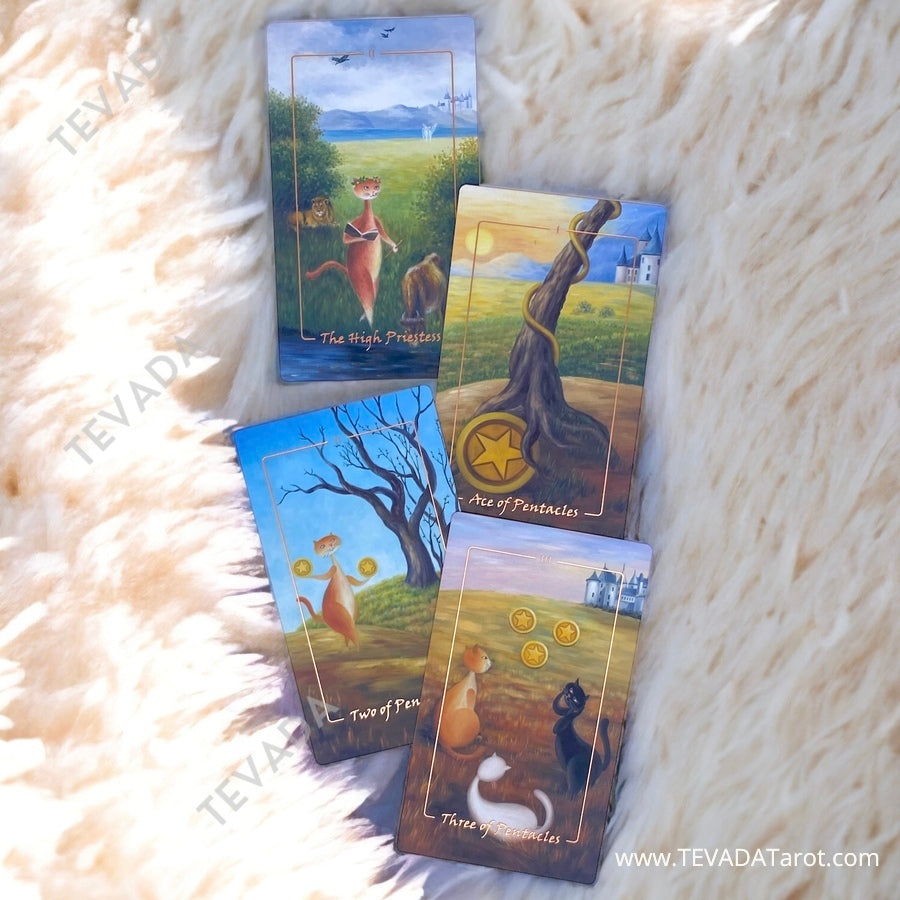Explore the enchanting world of The Feline Rider Tarot. Discover a cute tarot deck with whimsical cat-inspired artwork. Embrace feline wisdom today! 