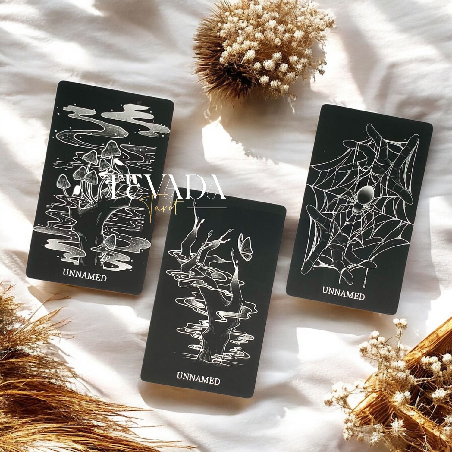 Discover The Hand Tarot Deck, a monochrome 78-card divination tool designed for intuitive readings, symbolic depth, and clear spiritual insight.