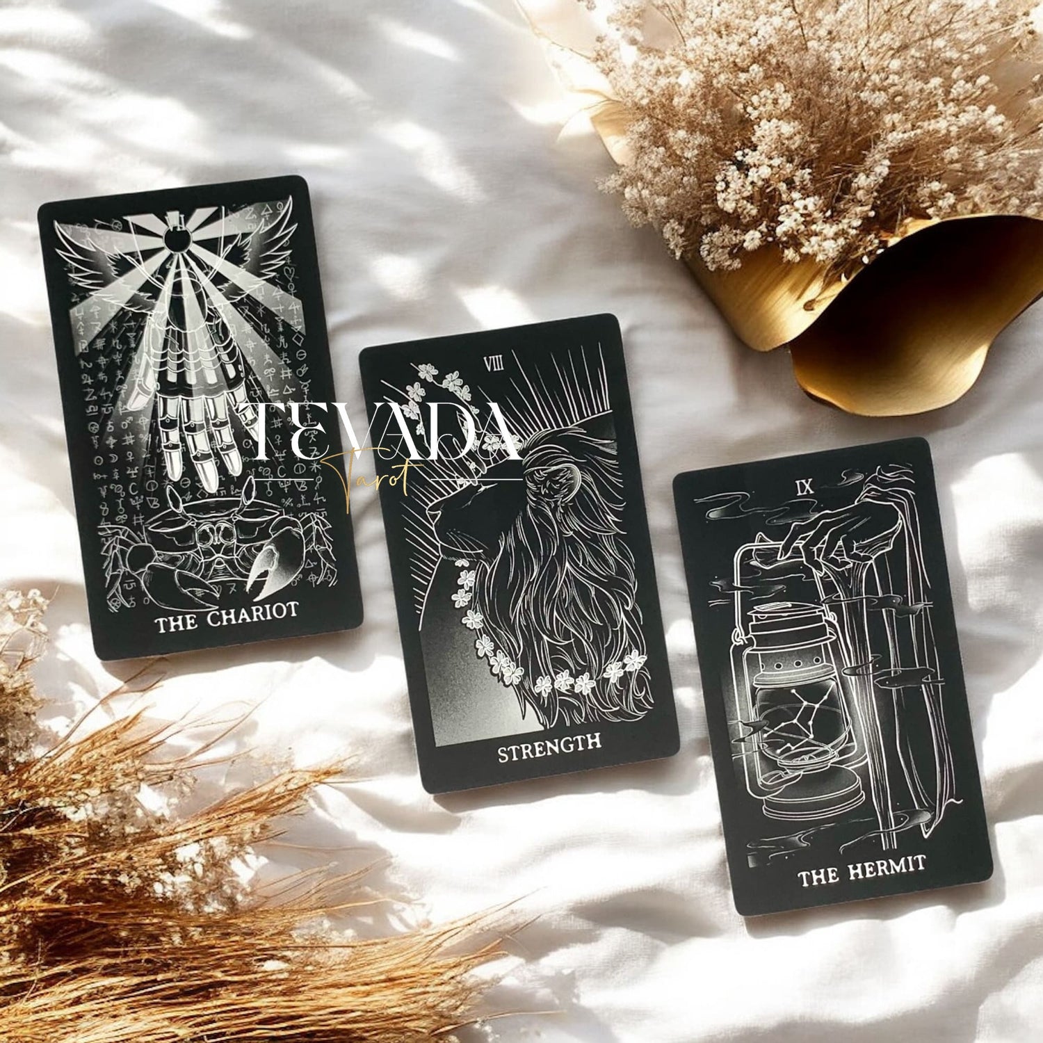 Discover The Hand Tarot Deck, a monochrome 78-card divination tool designed for intuitive readings, symbolic depth, and clear spiritual insight.