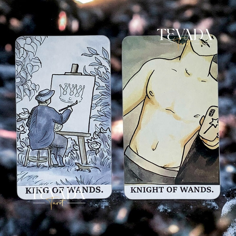 Unleash your intuition with the Ink Witch Tarot II! This mesmerizing watercolor deck blends ancient myths with modern magic. Explore love, choices, and hidden wisdom with unique Lovers &amp; Devil cards.