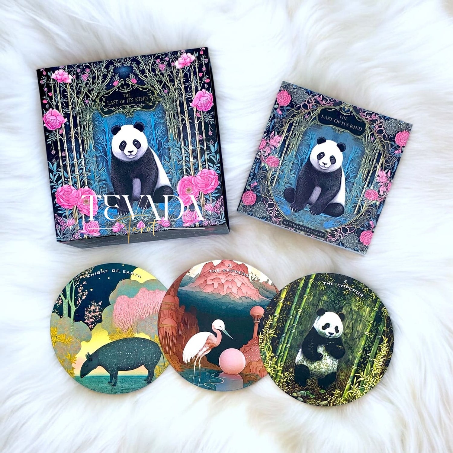 Explore The Last of Its Kind Tarot, a 78-card round deck featuring endangered and extinct animals. Perfect for intuitive readings, personal growth, and connecting with nature&