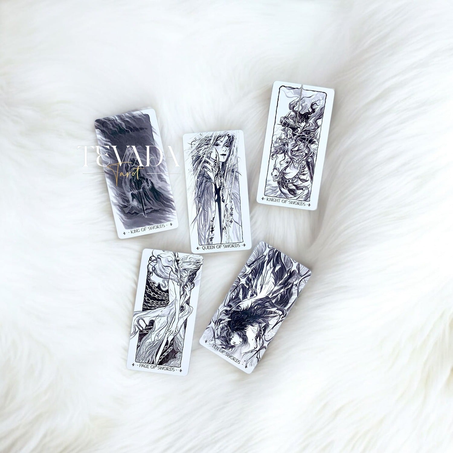 Discover intuitive guidance with the Lighthouse in Fog Tarot Pocket. A magical 78-card deck in black and blue hues, blending ancient legends and dreamlike imagery for profound divination.