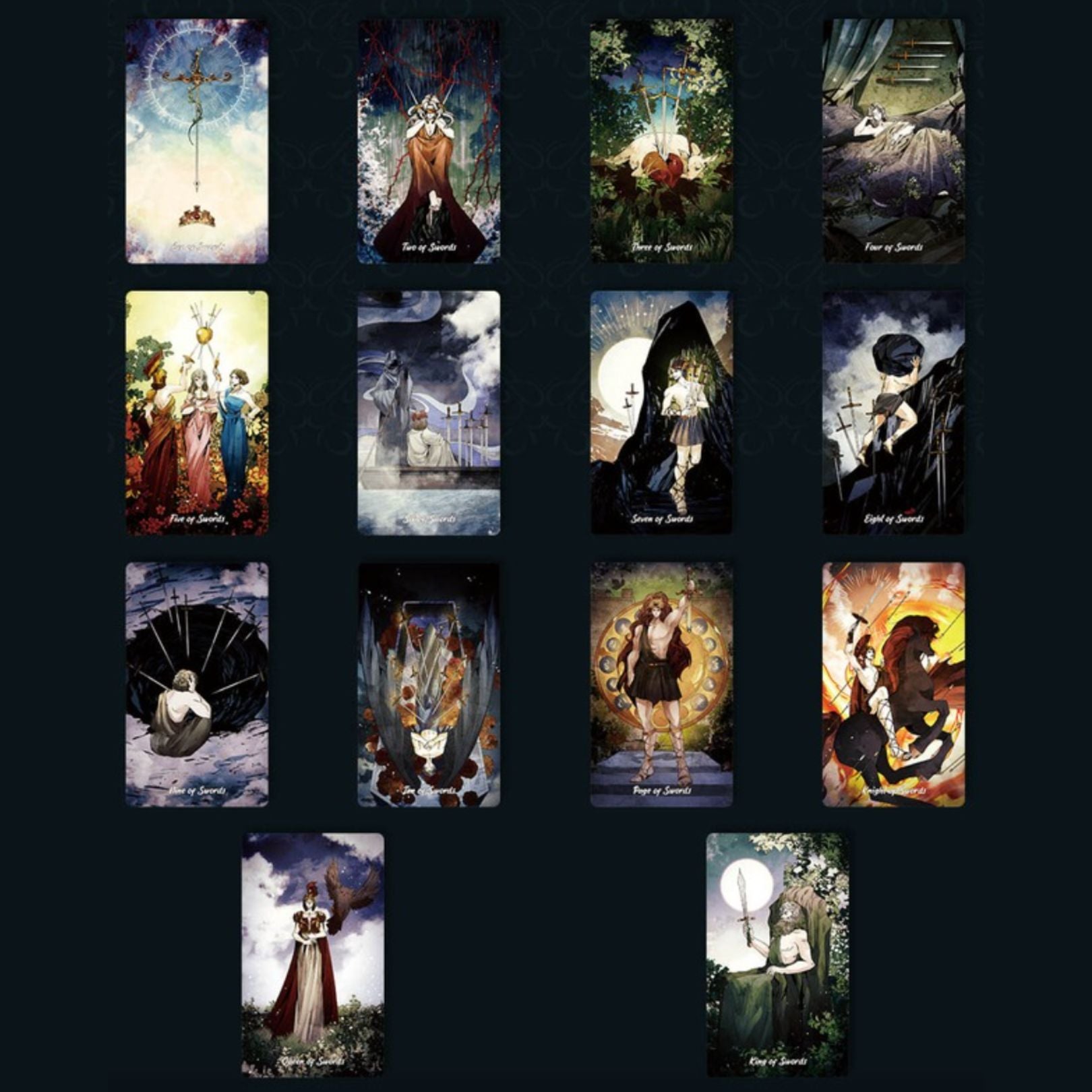 Intuitive and magical tarot deck inspired by Greek mythology and elemental wisdom. The Radiant Essence Tarot offers clear guidance, rich symbolism, and soulful divination for personal insight.
