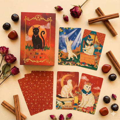 Discover The Revelation of the Cat Spirit Tarot—an intuitive, magical 78-card deck offering feline wisdom, clear guidance, and charming cat-themed divination for daily clarity and spiritual growth.