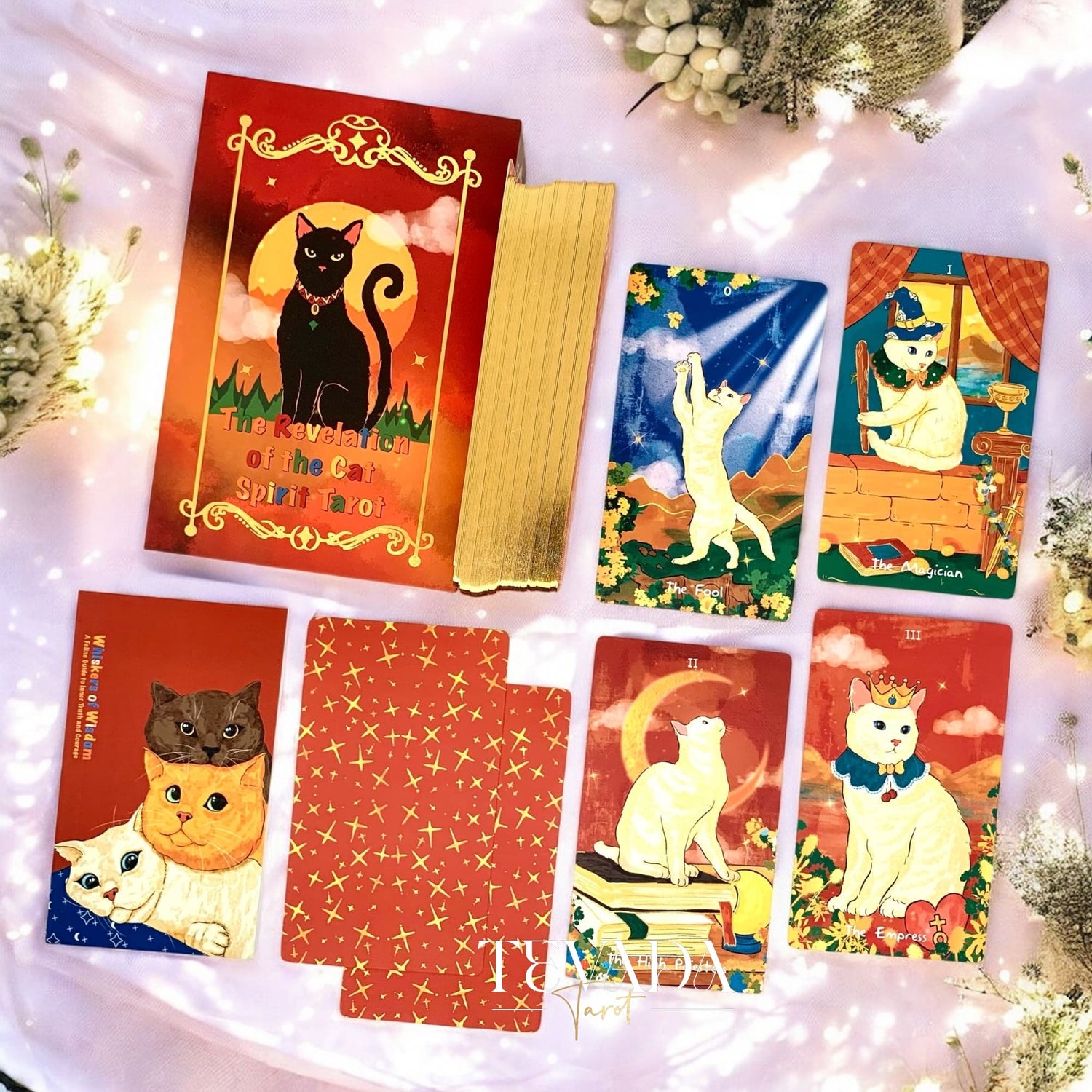 Discover The Revelation of the Cat Spirit Tarot—an intuitive, magical 78-card deck offering feline wisdom, clear guidance, and charming cat-themed divination for daily clarity and spiritual growth.