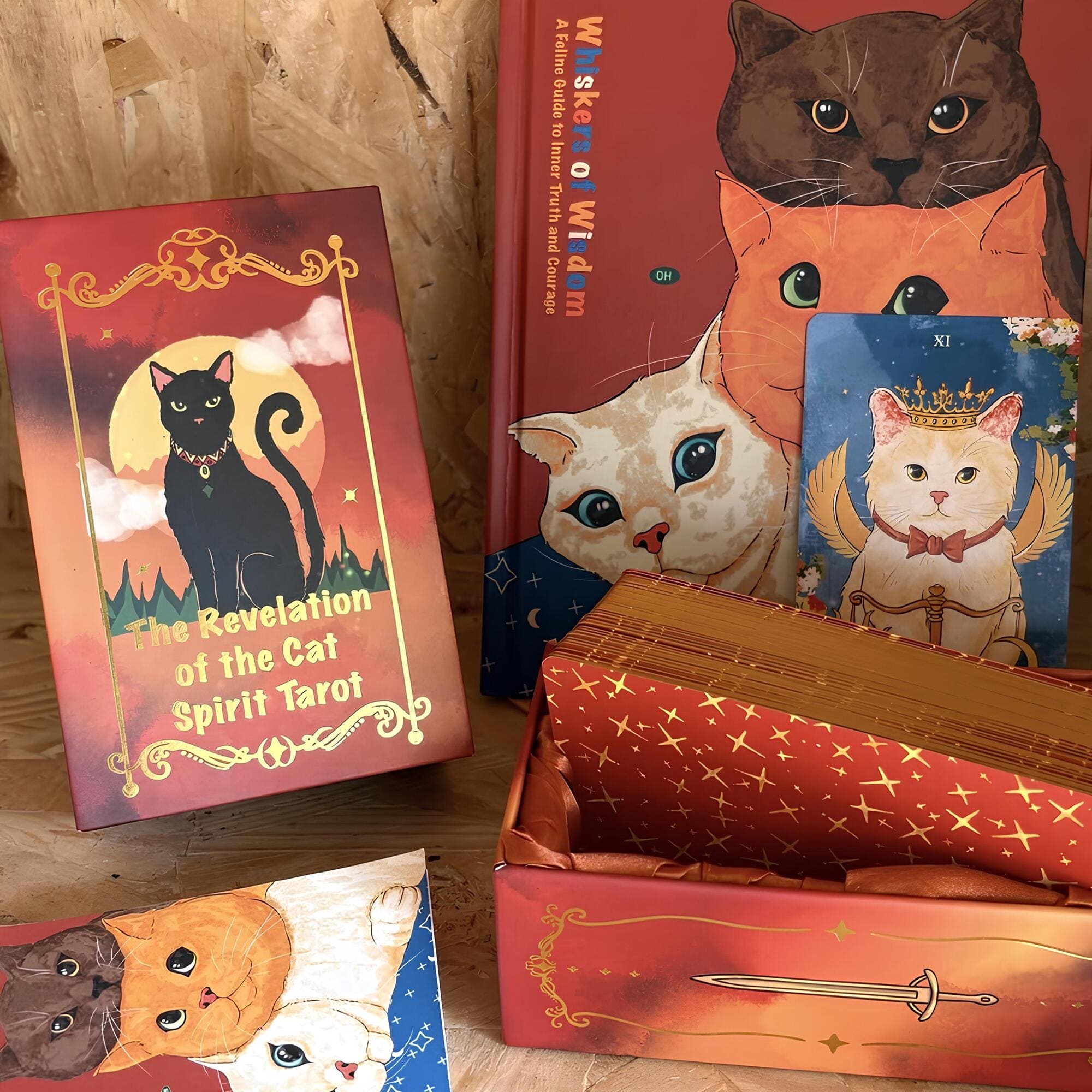 Discover The Revelation of the Cat Spirit Tarot—an intuitive, magical 78-card deck offering feline wisdom, clear guidance, and charming cat-themed divination for daily clarity and spiritual growth.