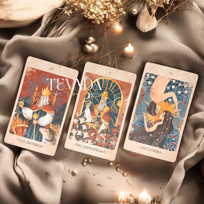Illuminate your readings with The Solar Kingdom Tarot 2025 — a radiant 78-card deck blending myth, magic, and celestial guidance for deep intuitive insight and spiritual growth.