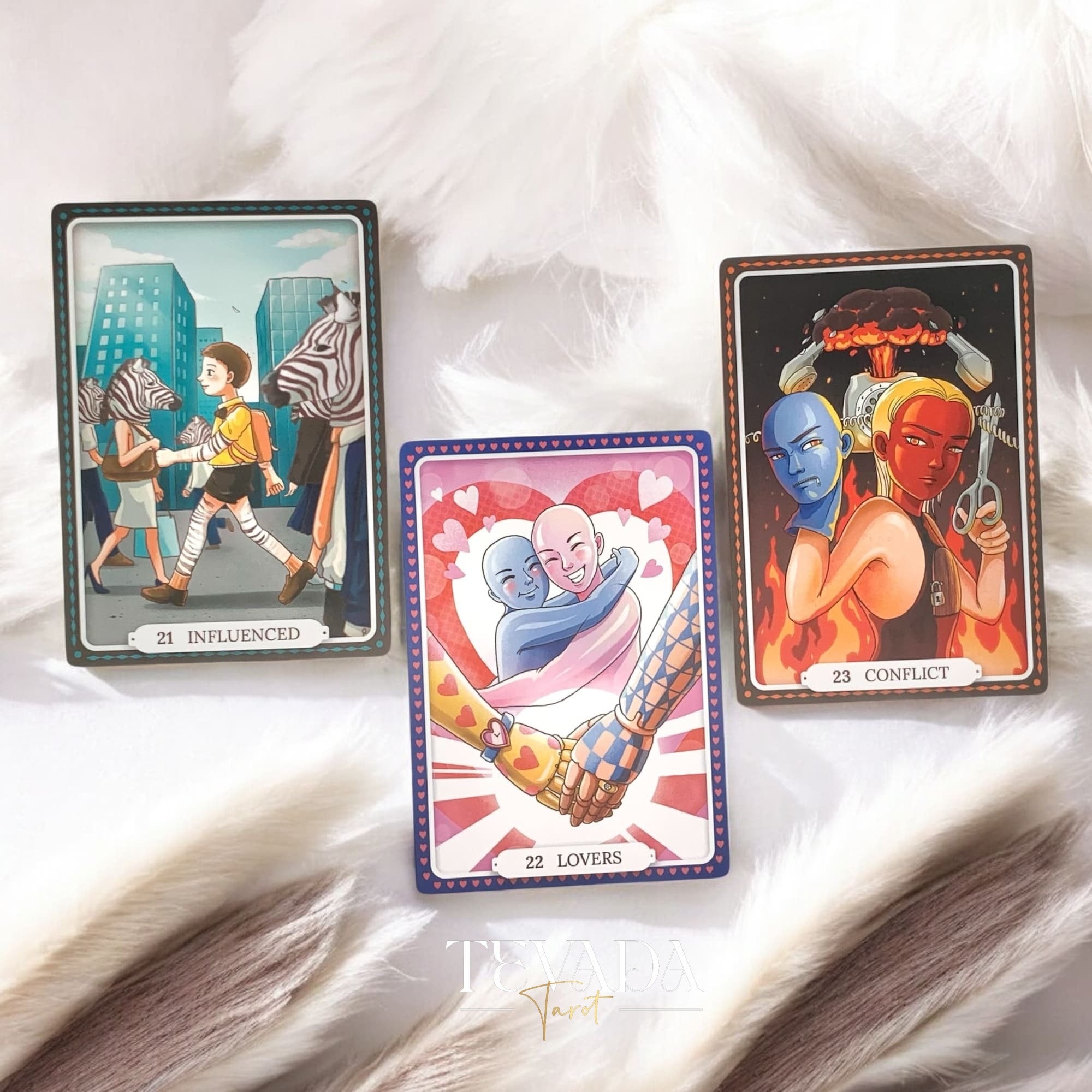 Theater of Life Oracle—66 beautifully hand‑drawn cards offering emotional insight, intuitive guidance &amp; self‑reflection. Ideal for journaling, rituals, personal growth.
