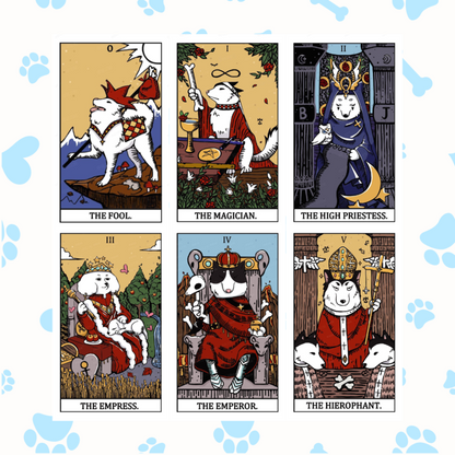 Discover The Tranquil Dog Tarot, featuring 78 calming cards that blend intuitive guidance with gentle dog imagery. Experience inner peace and clarity with every reading.