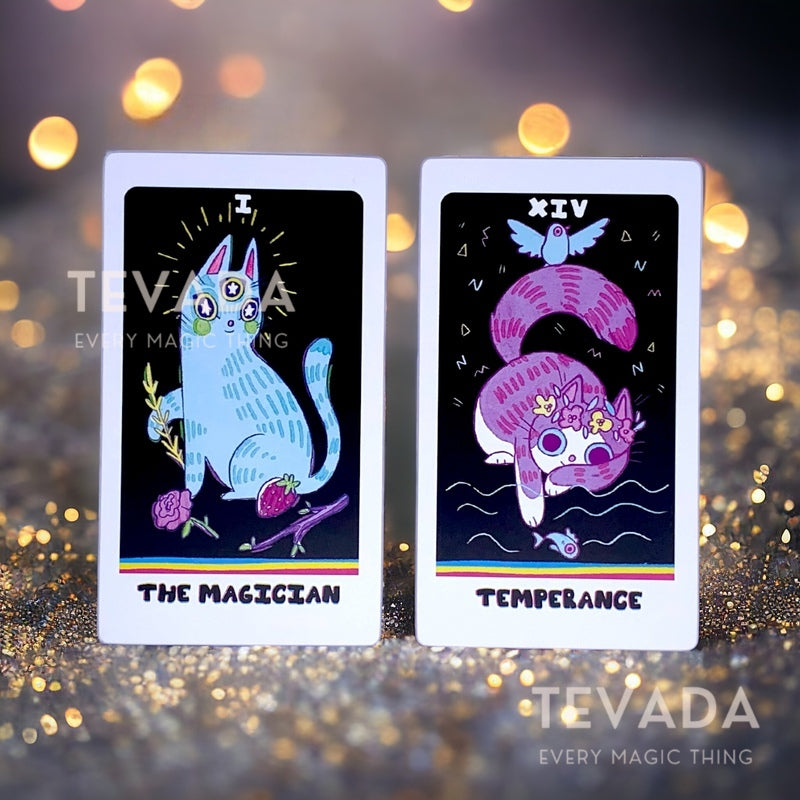 Discover whimsical divination with the Weird Cat Tarot. Vibrant, playful, and intuitive, this cat-themed deck guides your journey of self-discovery. Purr-fect for beginners and seasoned tarot enthusiasts alike!