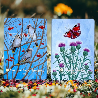 Discover The Wild Way Oracle, a 44-card divination deck with hand-painted illustrations. Perfect for intuitive readings and celebrating the Wheel of the Year. Unlock wisdom and personal growth today!