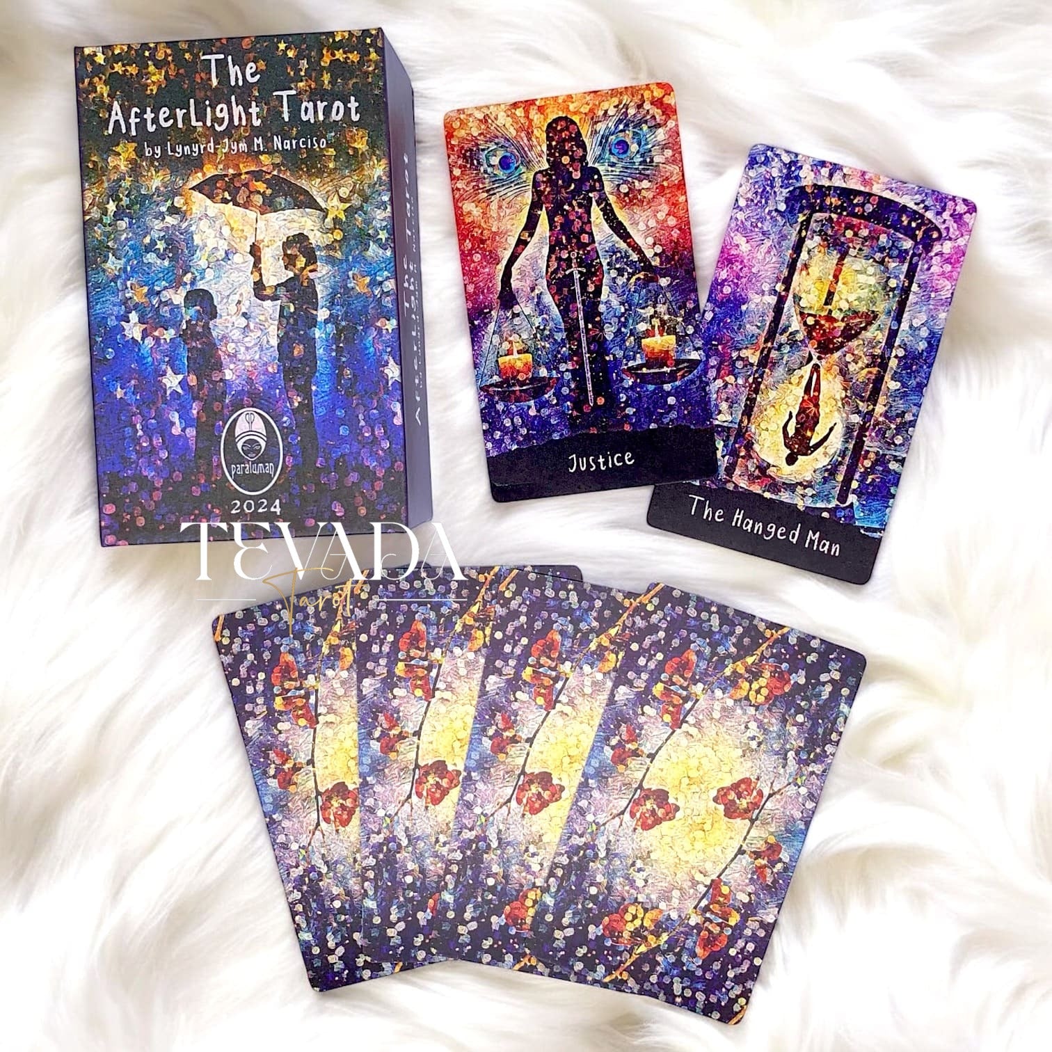 Experience intuitive guidance with The AfterLight Tarot. This 78-card deck blends Impressionist, Surrealist, and Magic-Realist art into a magical tool for self-discovery and transformation.