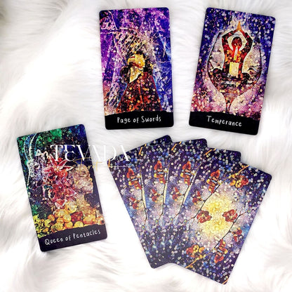 Experience intuitive guidance with The AfterLight Tarot. This 78-card deck blends Impressionist, Surrealist, and Magic-Realist art into a magical tool for self-discovery and transformation.