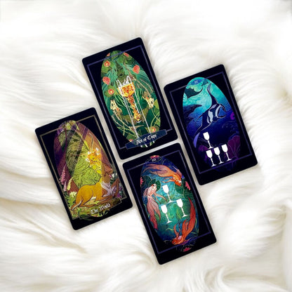 Discover The Children of Litha Tarot, an 80-card deck blending mythological creatures and nature symbolism. Hand-illustrated for intuitive readings, it unlocks clarity, guidance, and personal growth.