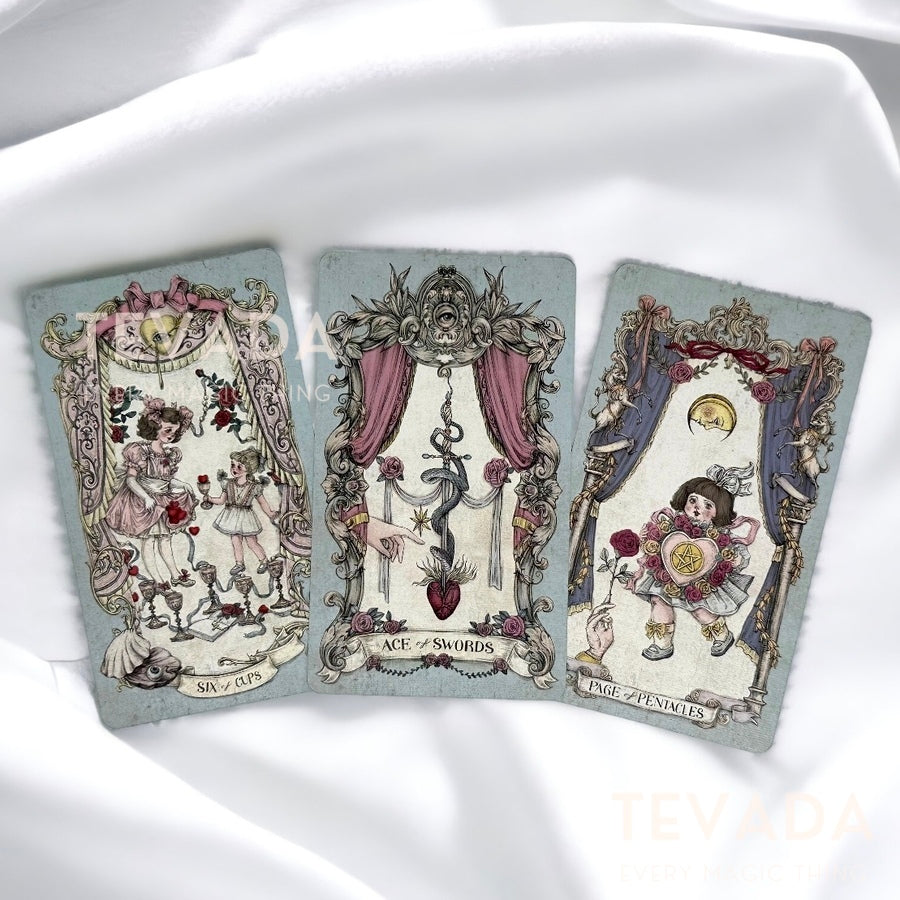 Unlock spiritual wisdom with the Vacant House Tarot. Featuring 79 magical cards in European Baroque design. Your key to a beautiful Tarot journey awaits.