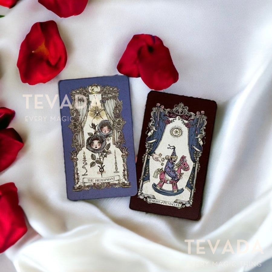 Discover the Vacant House Tarot: A beautiful Tarot deck rooted in Rider-Waite-Smith tradition. Elevate your readings with 79 intuitive, European Baroque-styled cards."