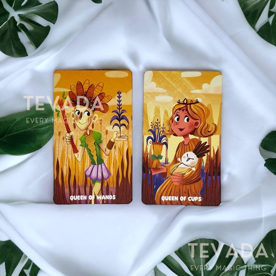 Discover the Wacky Forest Tarot! A 78-card cute tarot deck filled with cartoon Barbaric humans and magical creatures. Perfect for intuitive readings and spiritual growth. Shop now!