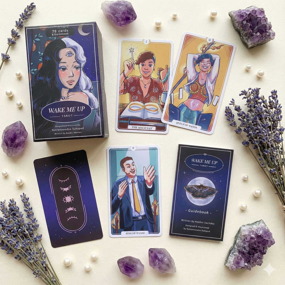 Wake Me Up Tarot II: A whimsical and vibrant 78-card deck capturing modern life&