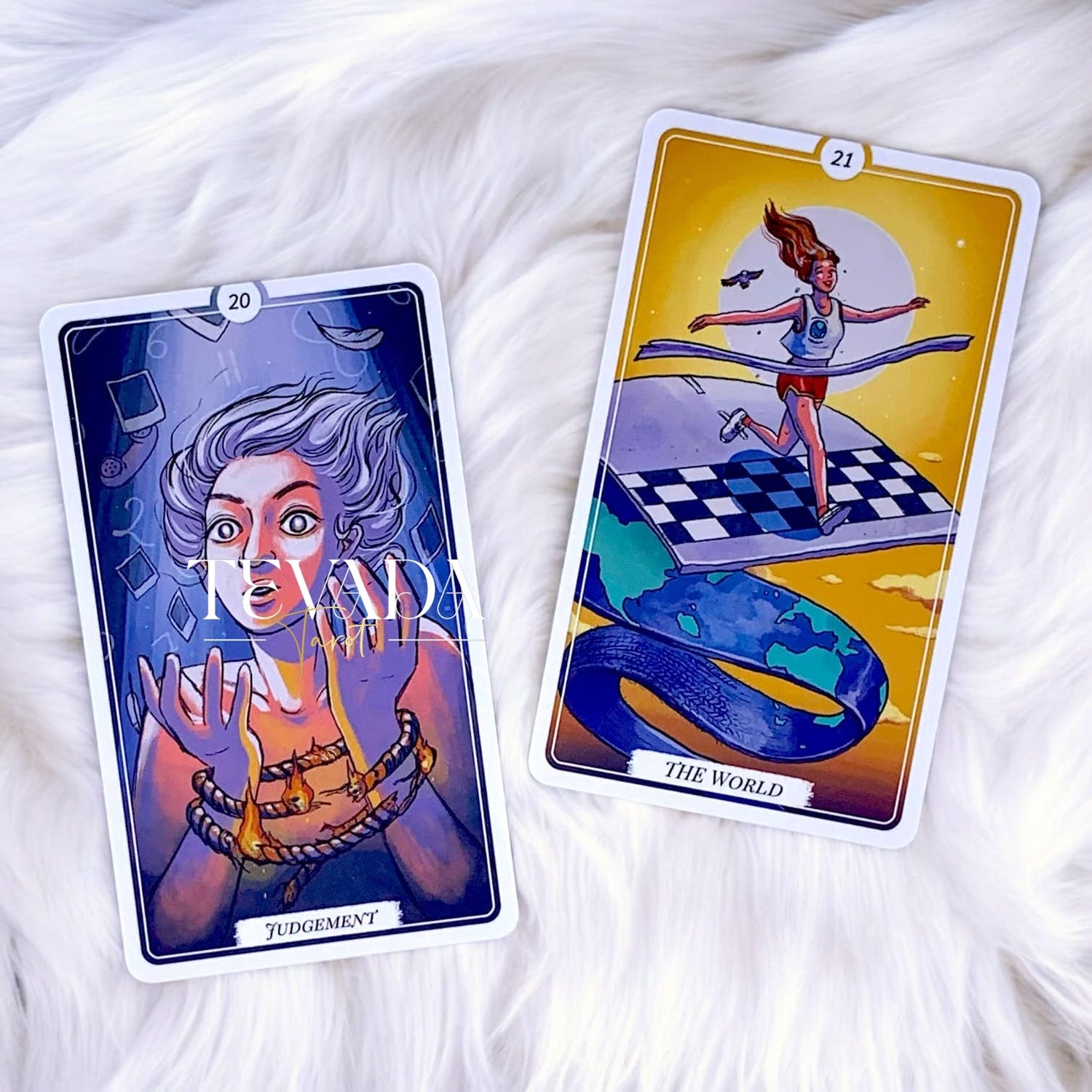 Wake Me Up Tarot II: A whimsical and vibrant 78-card deck capturing modern life&