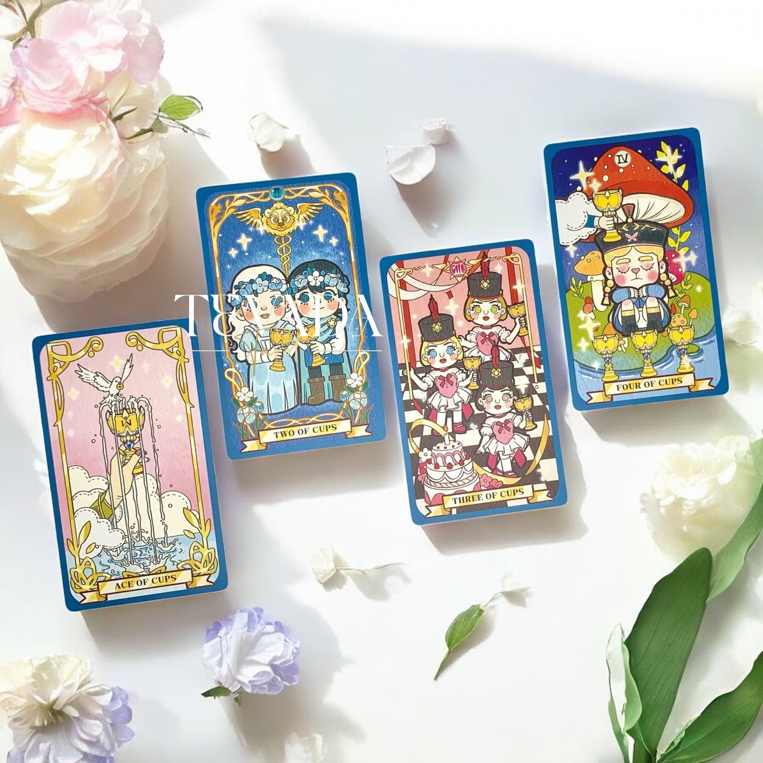 Discover the Walnut Puppet Tarot — a magical 78-card deck of courage, innocence, and cosmic wonder. Each oil-painted card inspires intuitive guidance and heartfelt self-discovery.