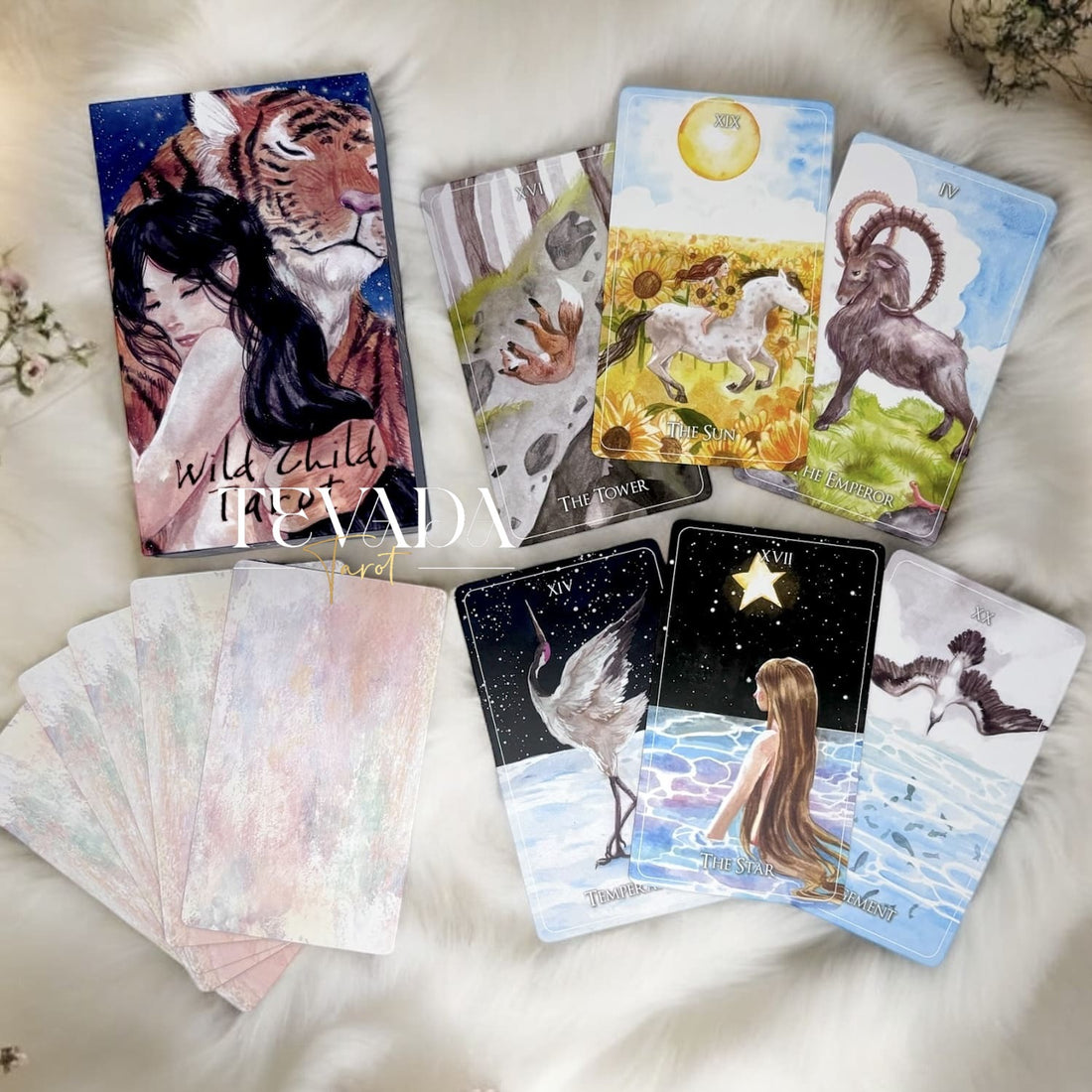 Unearth your inner wisdom with Wild Child Tarot II! Best-selling, hand-drawn animal cards guide you intuitively. Perfect for spiritual explorations. Shop now!