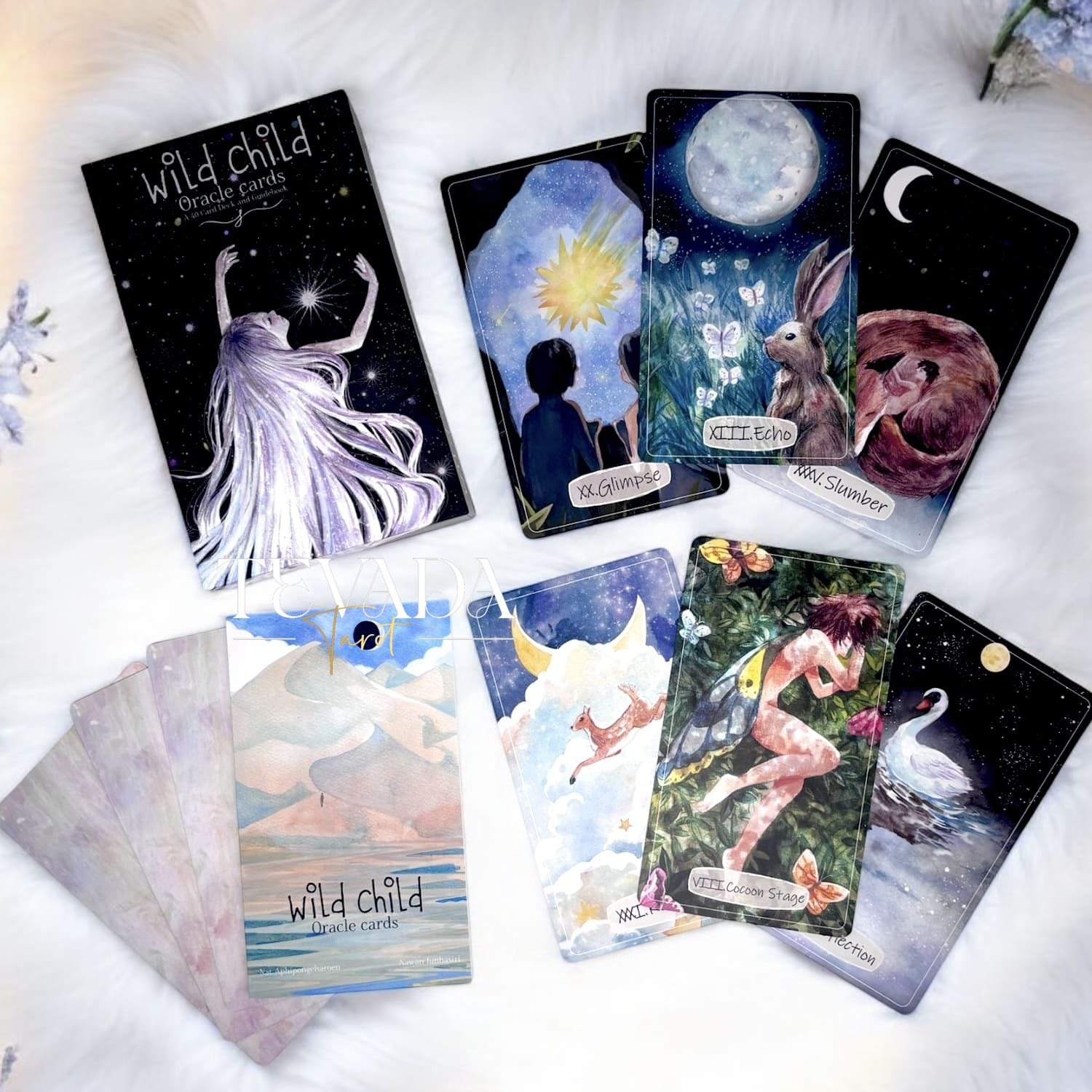 Discover the magic of self-discovery with Wild Child Oracle II. This 40-card cute oracle deck offers intuitive insights in a sea-themed box. Elevate your spiritual journey today