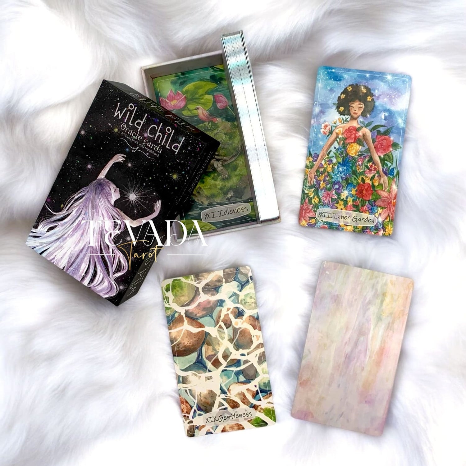 Discover the magic of self-discovery with Wild Child Oracle II. This 40-card cute oracle deck offers intuitive insights in a sea-themed box. Elevate your spiritual journey today