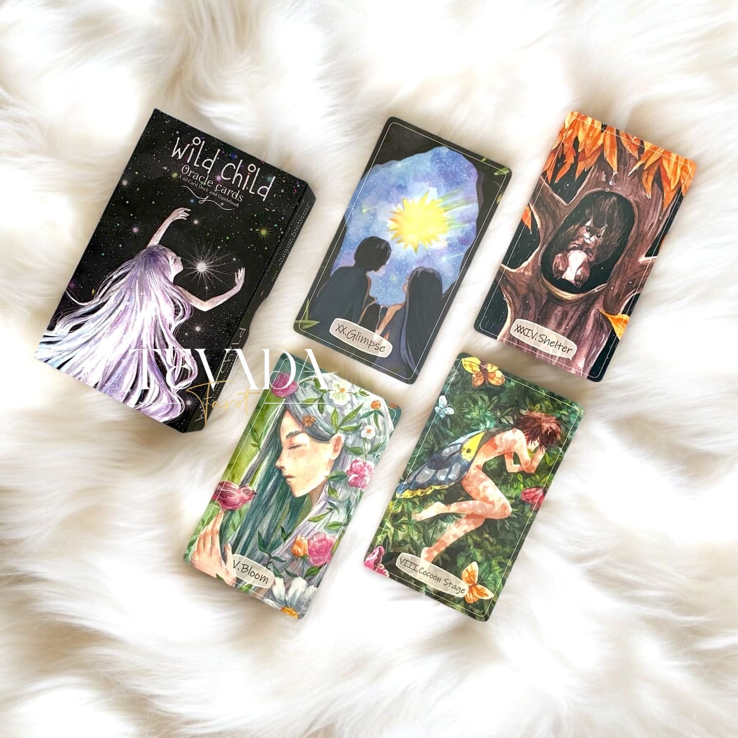 Discover the magic of self-discovery with Wild Child Oracle II. This 40-card cute oracle deck offers intuitive insights in a sea-themed box. Elevate your spiritual journey today