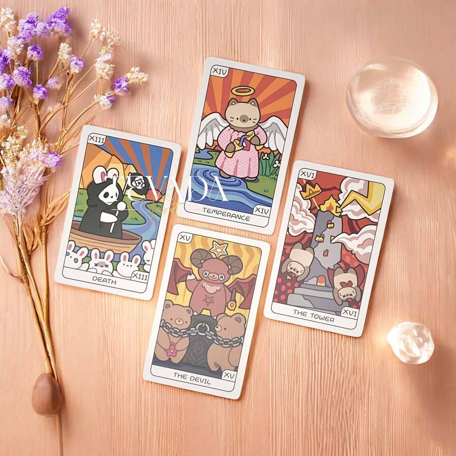 Discover the YOLO Tarot PINK Edition — a handcrafted 78-card tarot deck featuring adorable animal guides, intuitive symbolism, and magical artistry designed to inspire soulful readings and clarity.