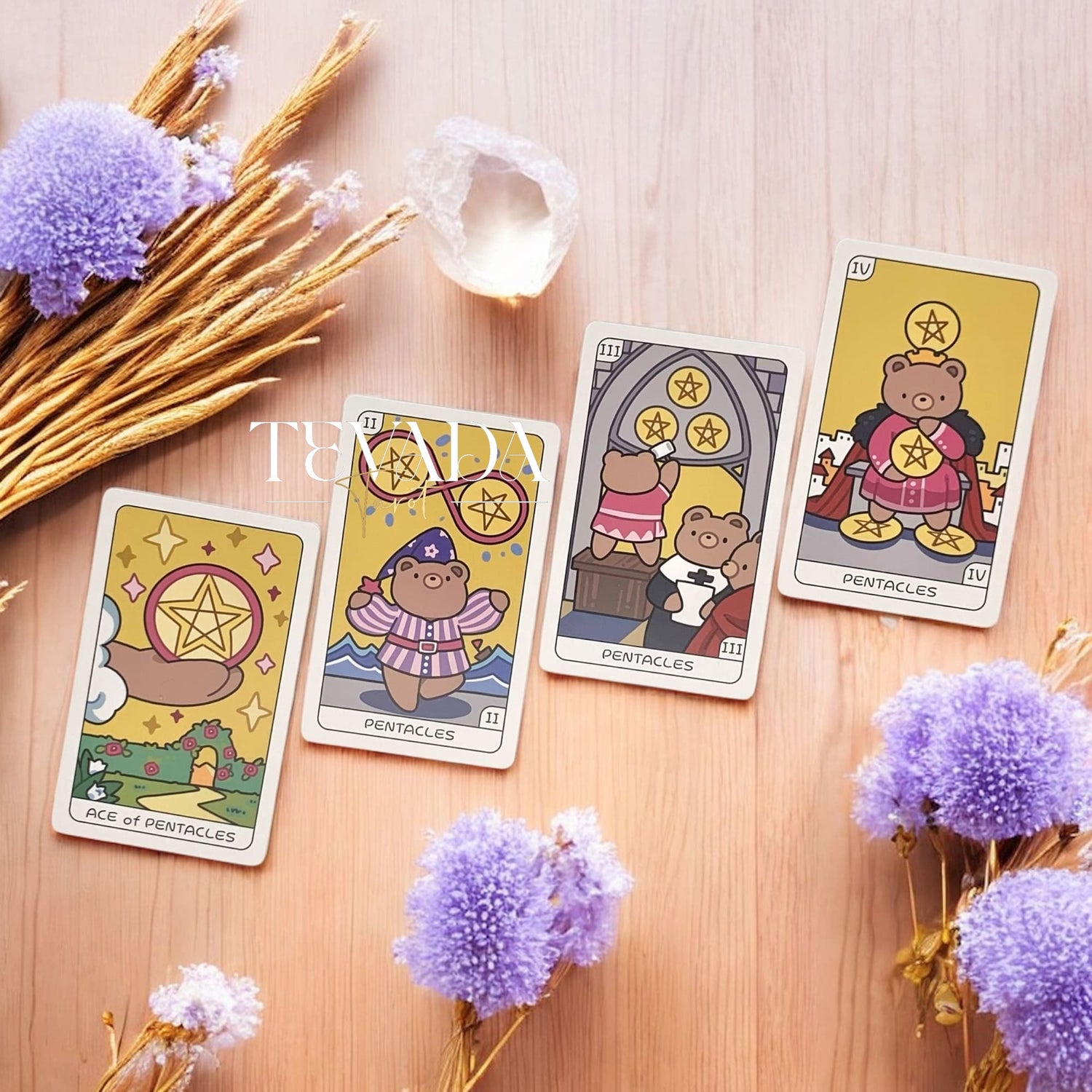 Discover the YOLO Tarot PINK Edition — a handcrafted 78-card tarot deck featuring adorable animal guides, intuitive symbolism, and magical artistry designed to inspire soulful readings and clarity.