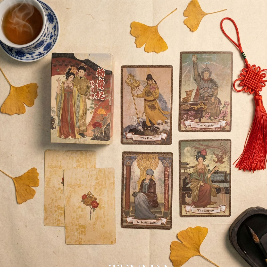 Discover the Yang Guifei Tarot — a vintage 78-card deck inspired by Chinese culture and mythology, perfect for intuitive readings and deep spiritual guidance.