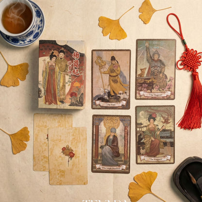 Discover the Yang Guifei Tarot — a vintage 78-card deck inspired by Chinese culture and mythology, perfect for intuitive readings and deep spiritual guidance.