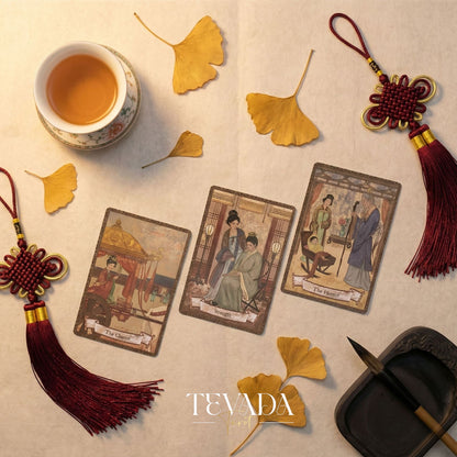 Discover the Yang Guifei Tarot — a vintage 78-card deck inspired by Chinese culture and mythology, perfect for intuitive readings and deep spiritual guidance.